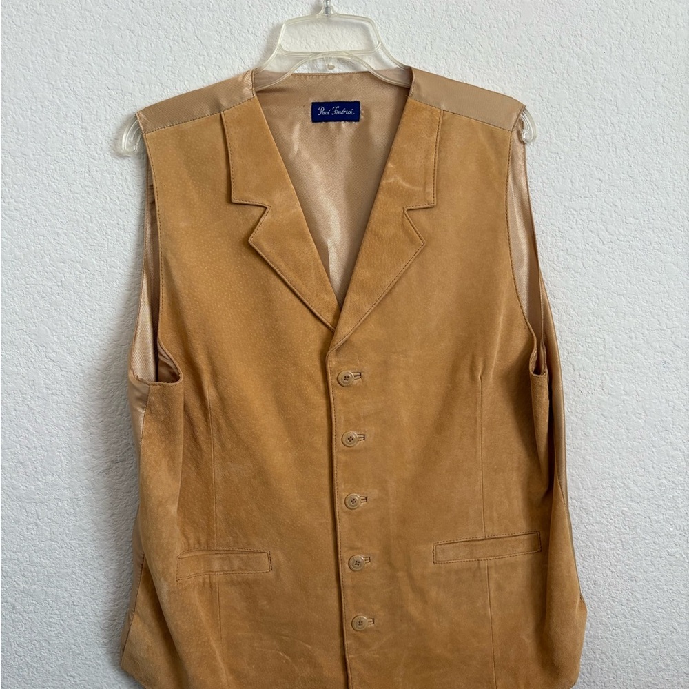 Tan Suede Vest